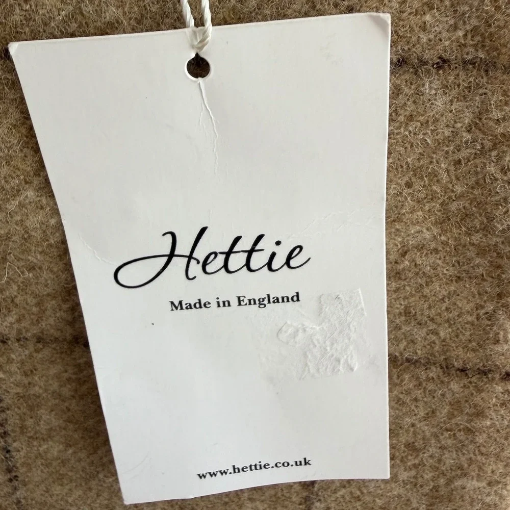 Hettie Tablet Case Small Tan Plaid British Wool Moon Cloth Tweed Sleeve